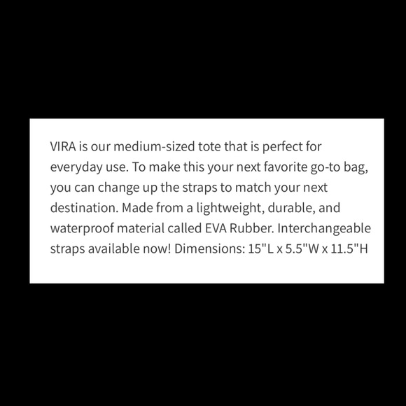 Versa Tote Vira S/M EVA Tote - Picture 3 of 16